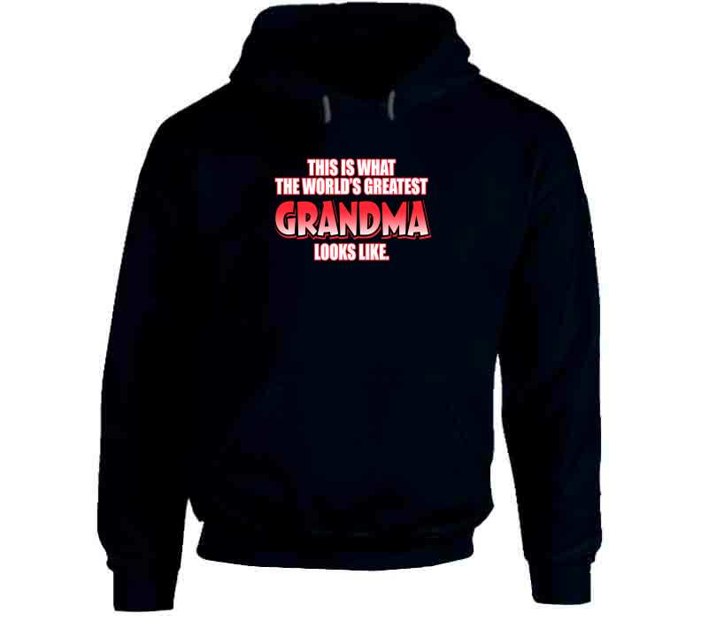 Greatest Grandma Navy Ladies T Shirt