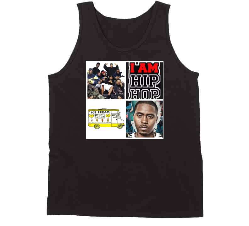 Wu Nas Mashup Tee  T Shirt