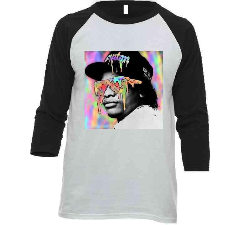 Color Me Eazy White Graphic  T Shirt