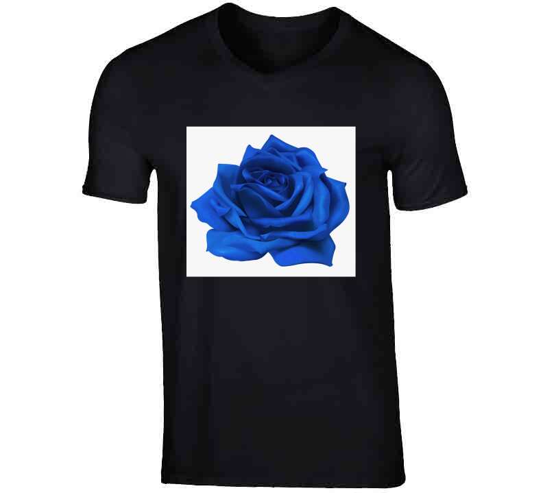 Blue Rose Tee Ladies T Shirt