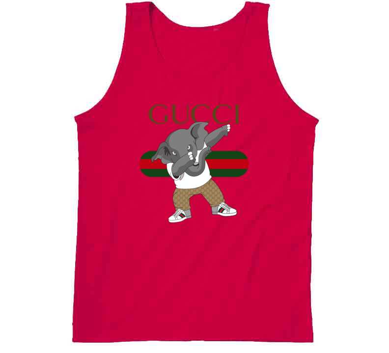 Elephant G's ( Red ) Ladies T Shirt