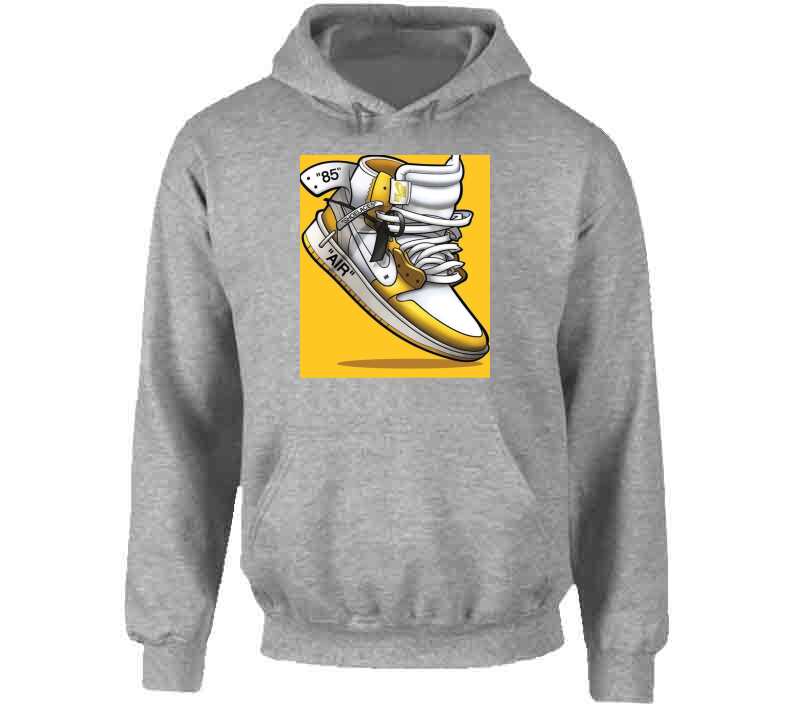 Gray N Gold J's  T Shirt