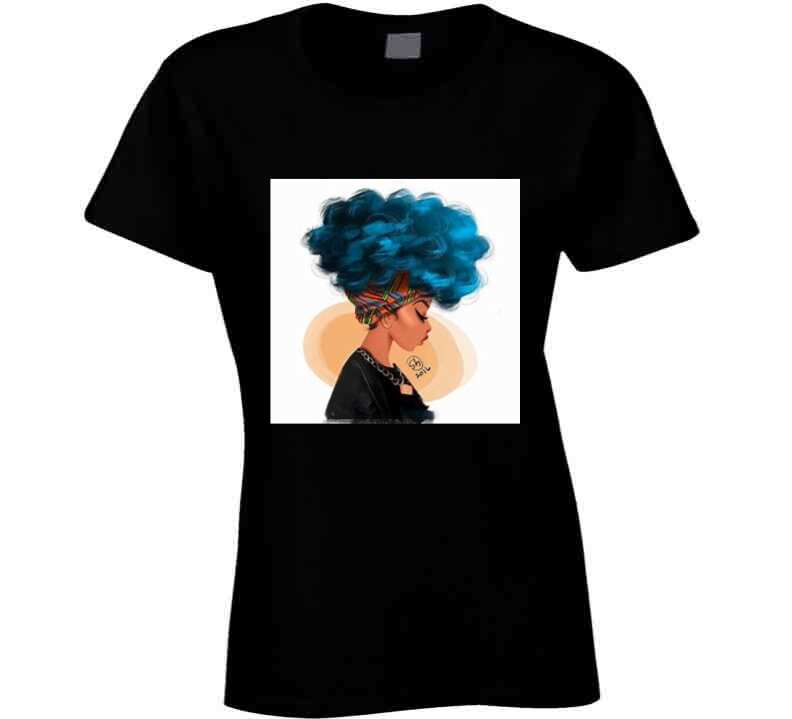 Lady Blue Tee  Ladies T Shirt