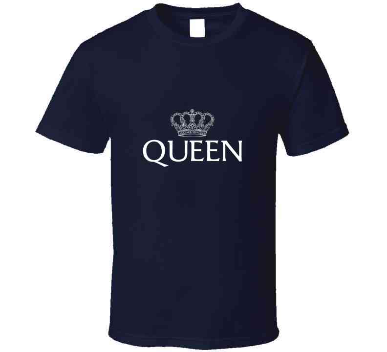 Queen Navy Ladies T Shirt