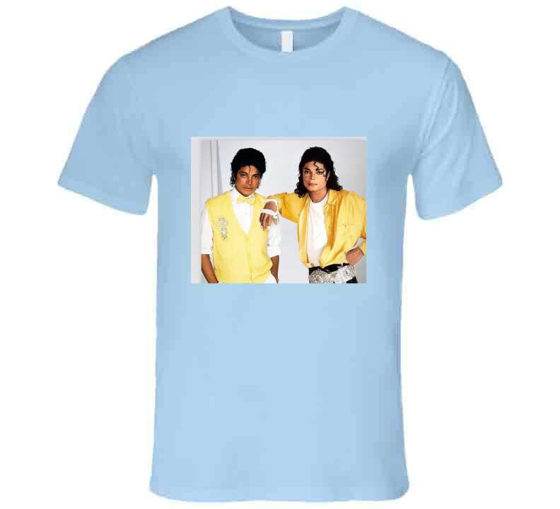 Michael Meets M J  T Shirt BayBlue