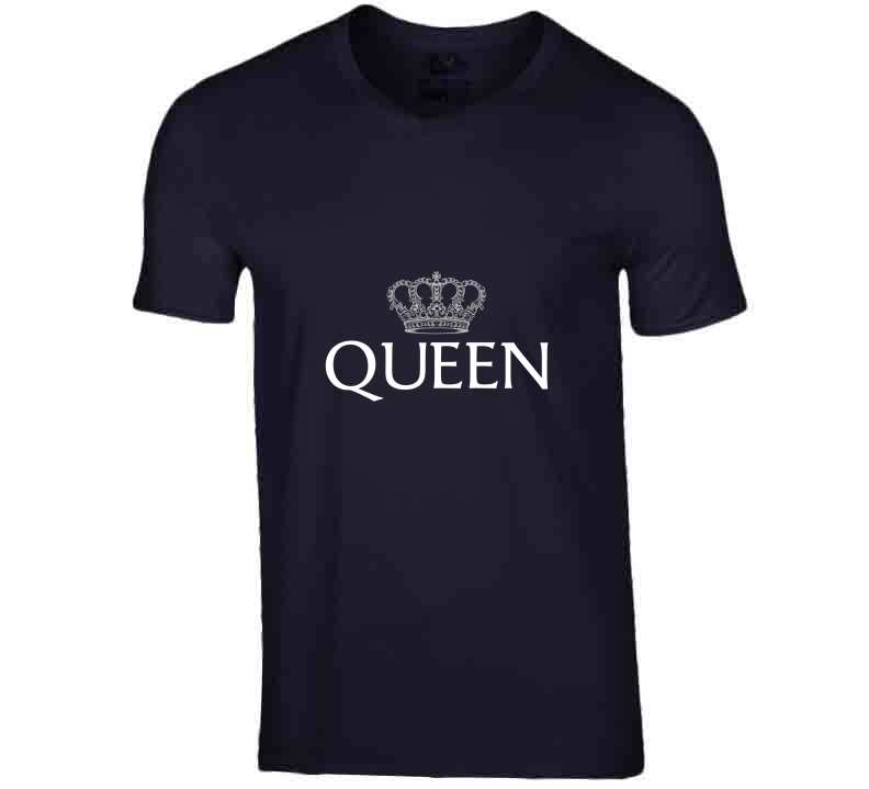 Crown Queen Navy Sweatshirt Crewneck Sweatshirt