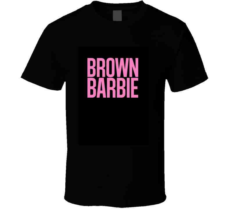 Brown Barbie  Ladies T Shirt