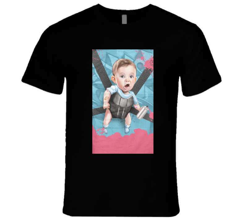 Hold On Baby Blue T Shirt