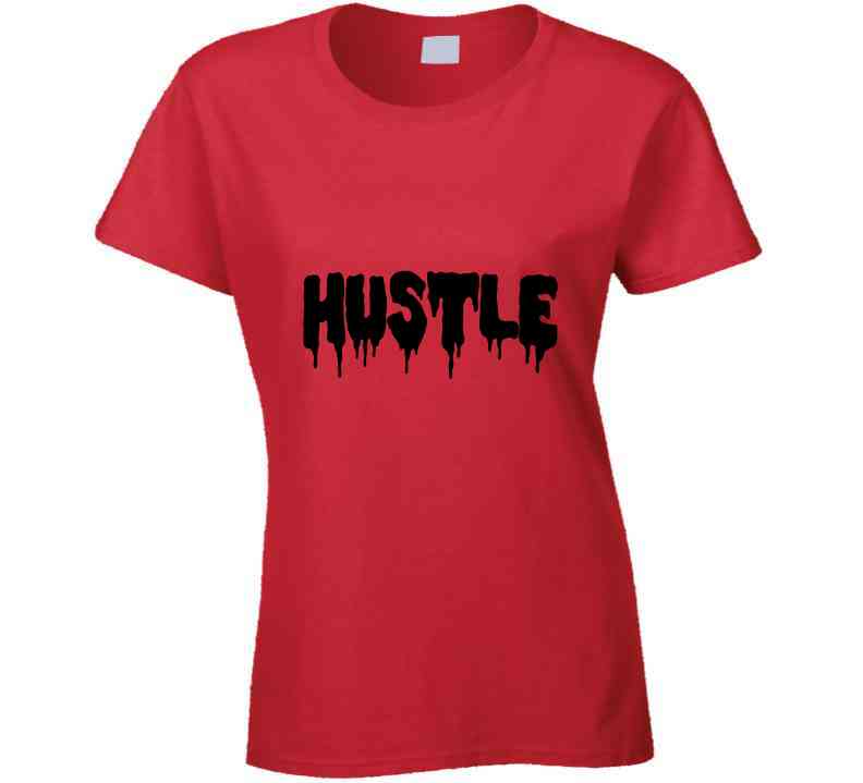 Hustle  Red Sweatshirt Crewneck Sweatshirt