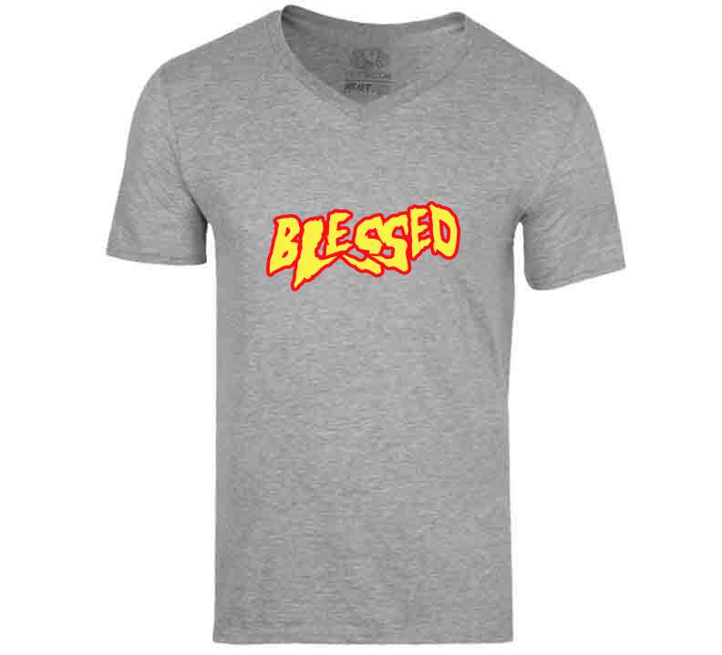 Blessed ( Gray ) T Shirt