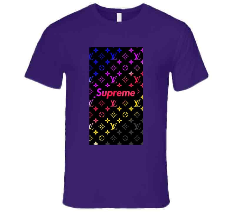 Super Rainbow ( Purple ) T Shirt