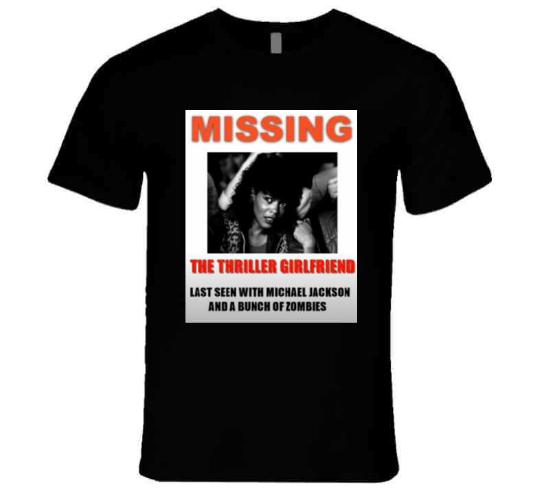 Missing Thriller Girl  T Shirt