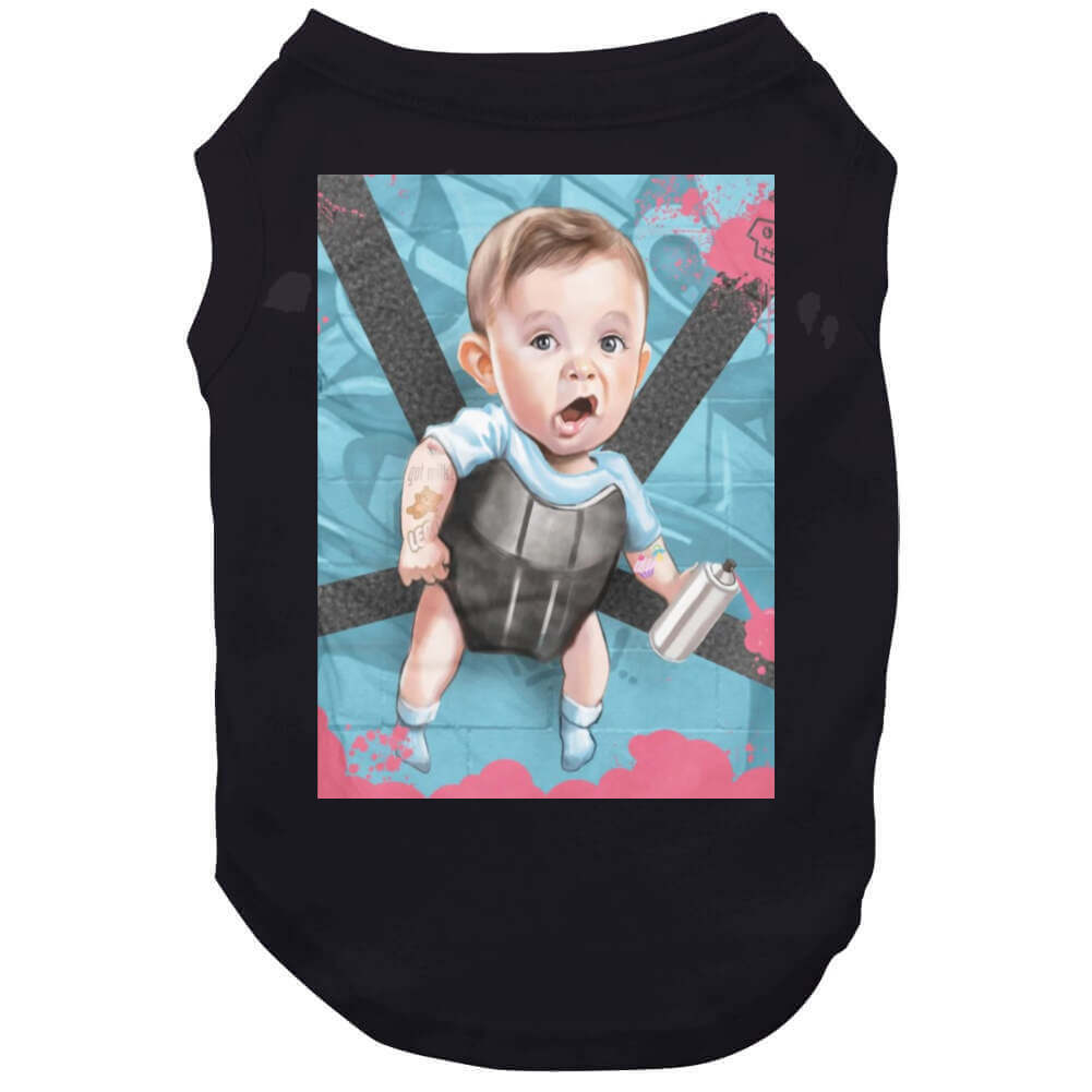 Hold On Baby Gray T Shirt