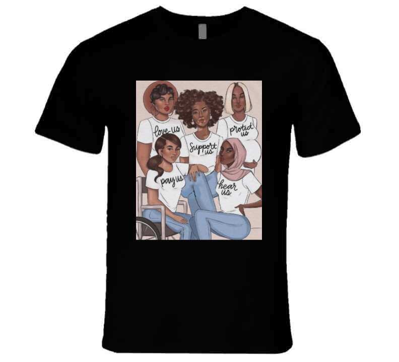 Sistas Tee White  T Shirt