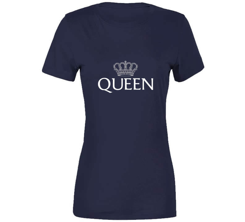 Crown Queen Navy Sweatshirt Crewneck Sweatshirt