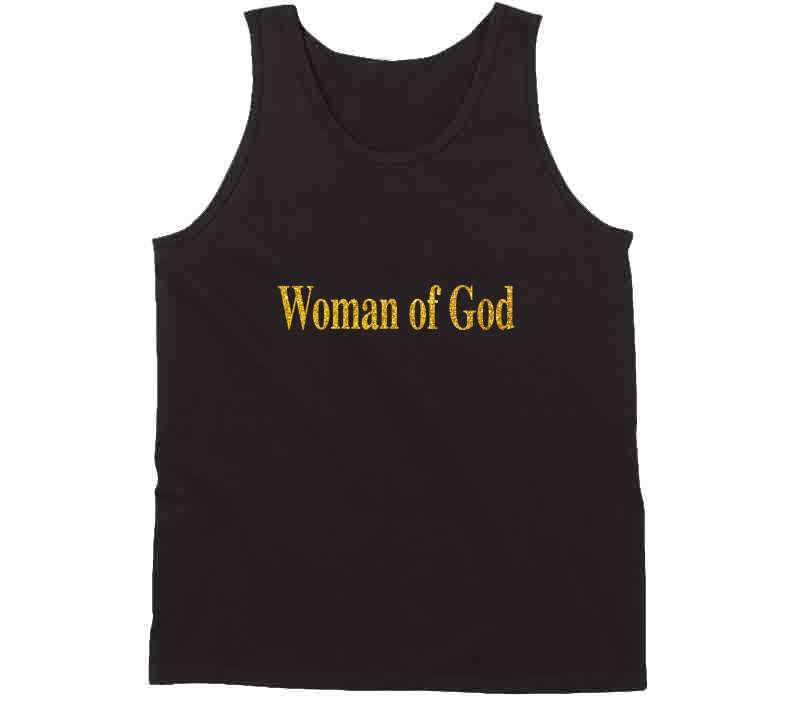 Woman Of God ( Black ) Ladies T Shirt