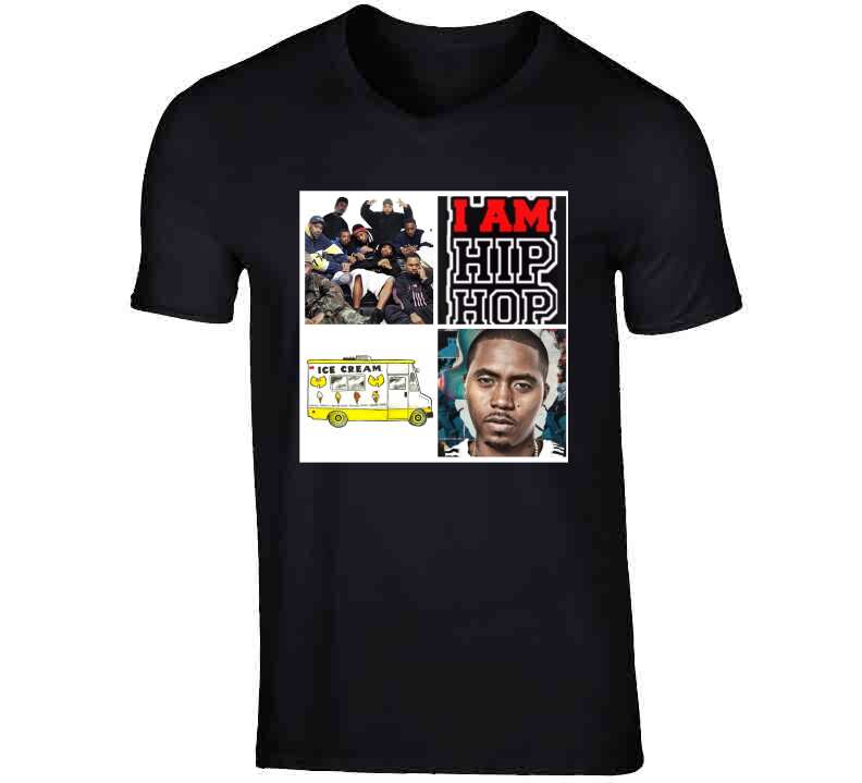 Wu Nas Mashup Tee  T Shirt