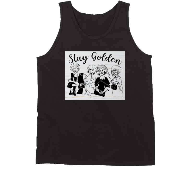 Stay Golden Ladies T Shirt