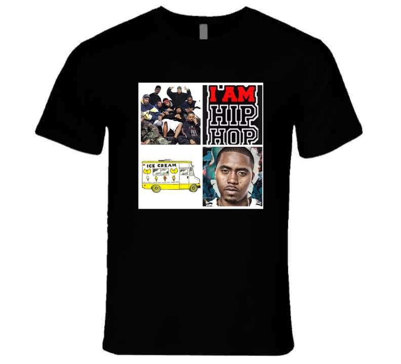 Wu Nas Mashup Tee  T Shirt