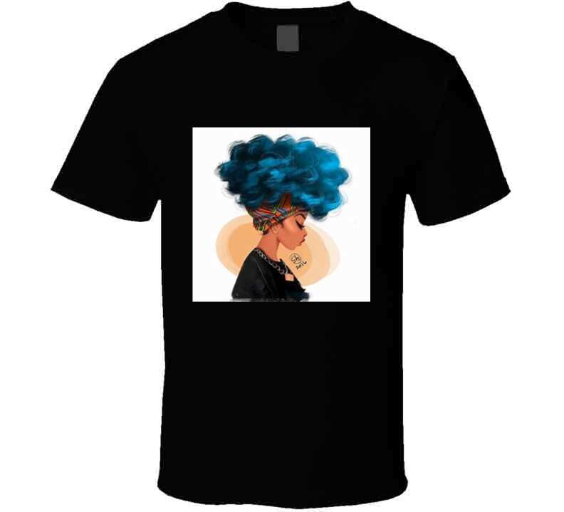 Lady Blue Tee  Ladies T Shirt