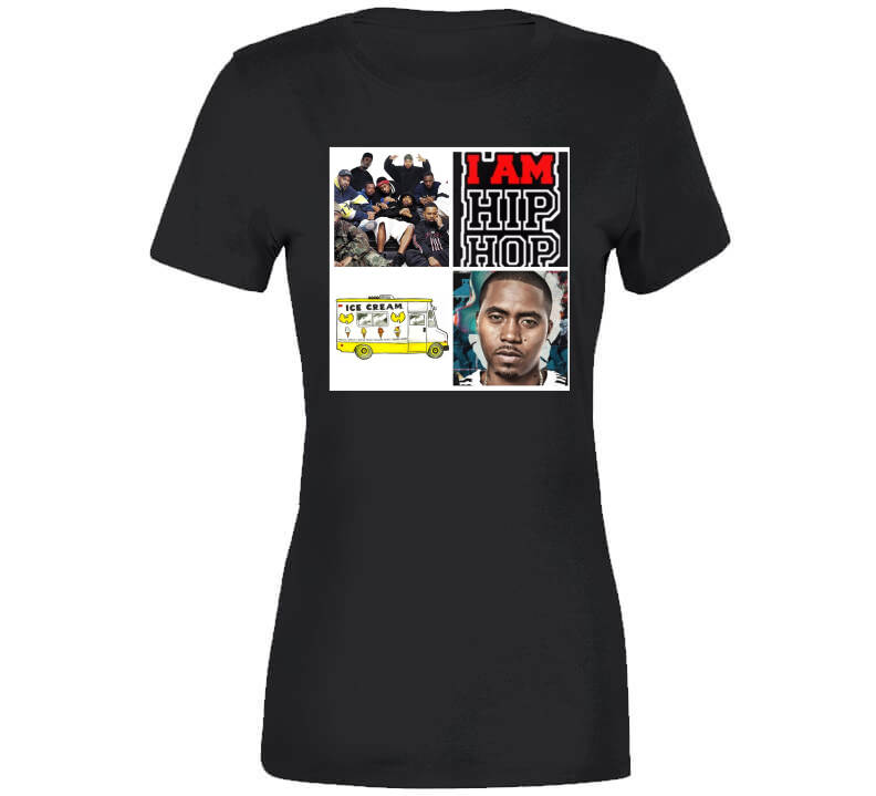 Wu Nas Mashup Tee  T Shirt