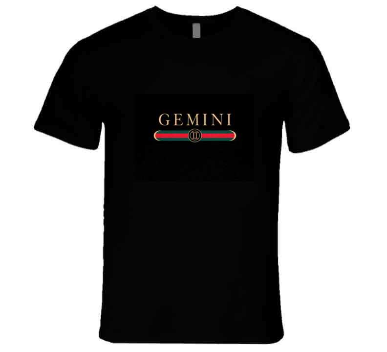 Gemini Couture Black Tee  Ladies T Shirt