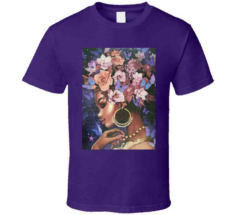 Purple Puzzle  Ladies T Shirt