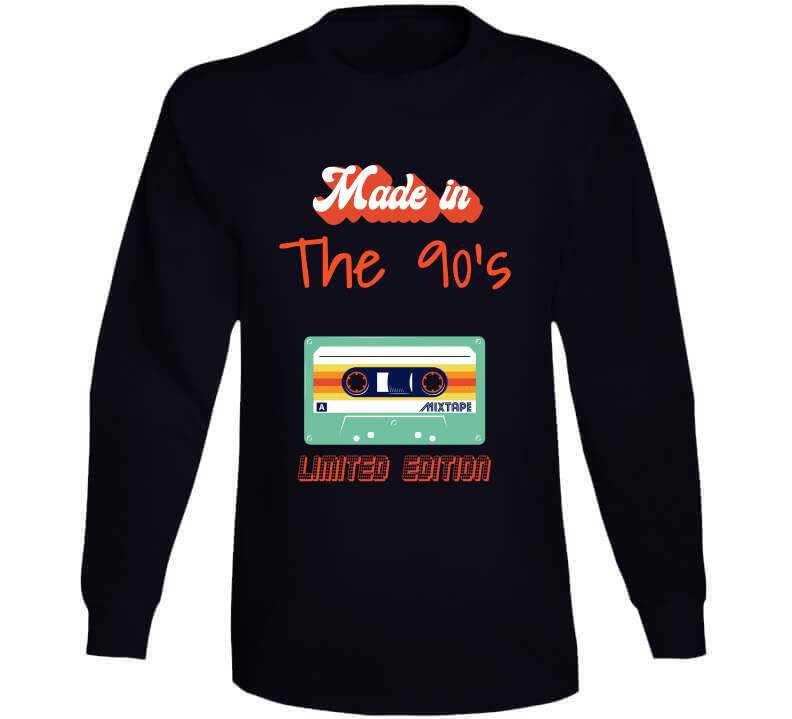 Made In The 90's (white) Long Sleeve