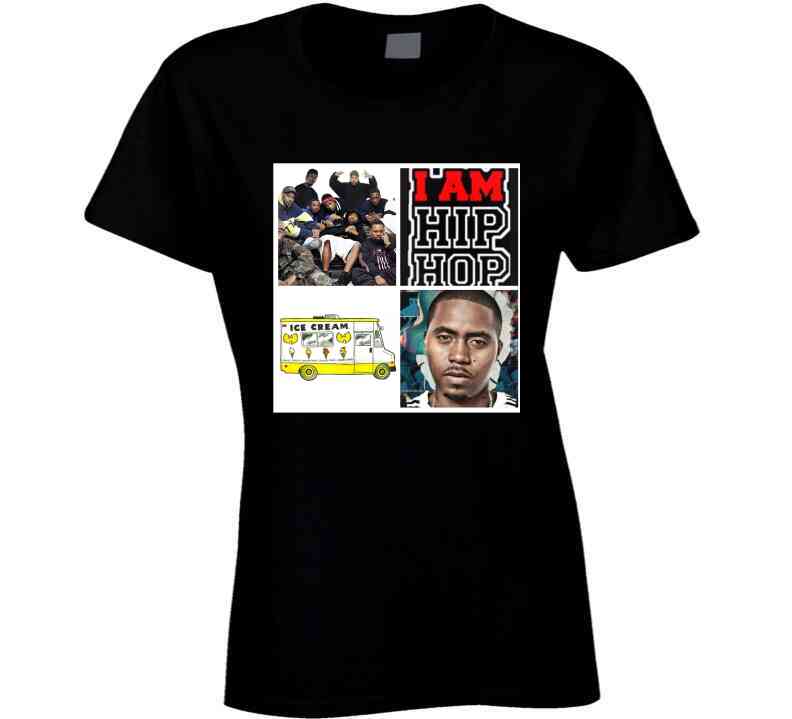 Wu Nas Mashup Tee  T Shirt