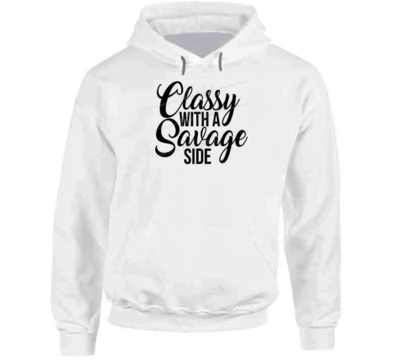 Classy With A Side  Ladies T Shirt