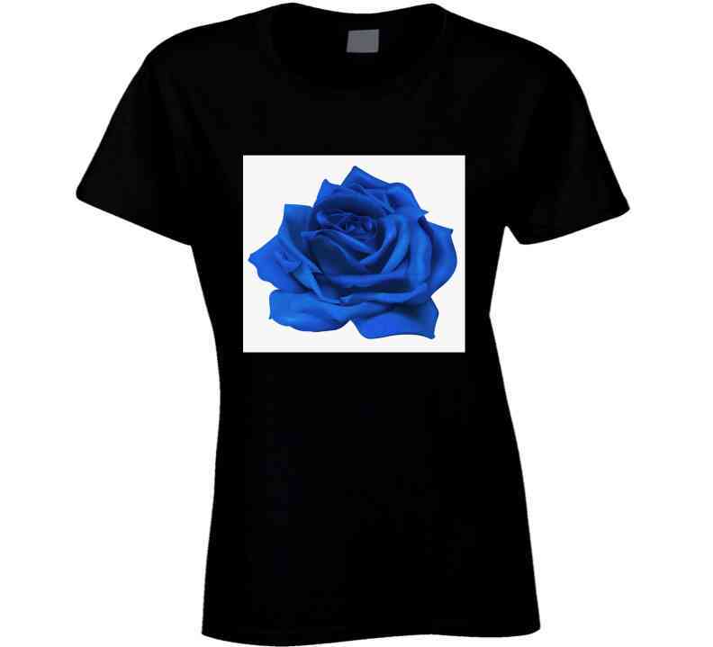 Blue Rose Tee Ladies T Shirt