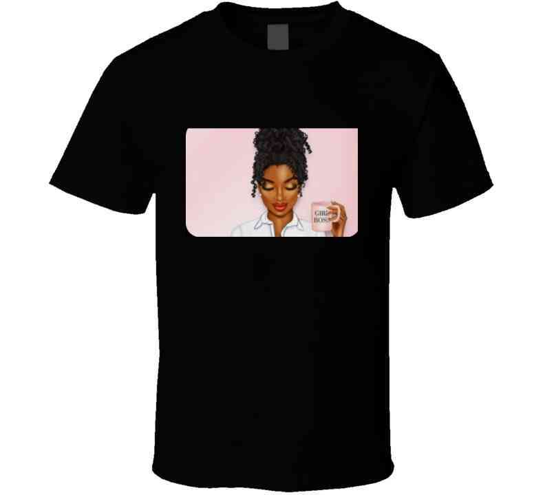 Girl Boss Pink &amp; Black  Ladies T Shirt