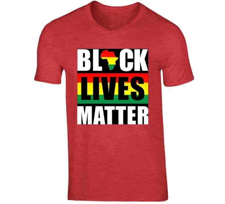 Black Matters Red T Shirt