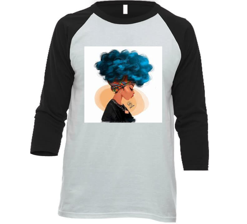 Lady Blue Tee  Ladies T Shirt