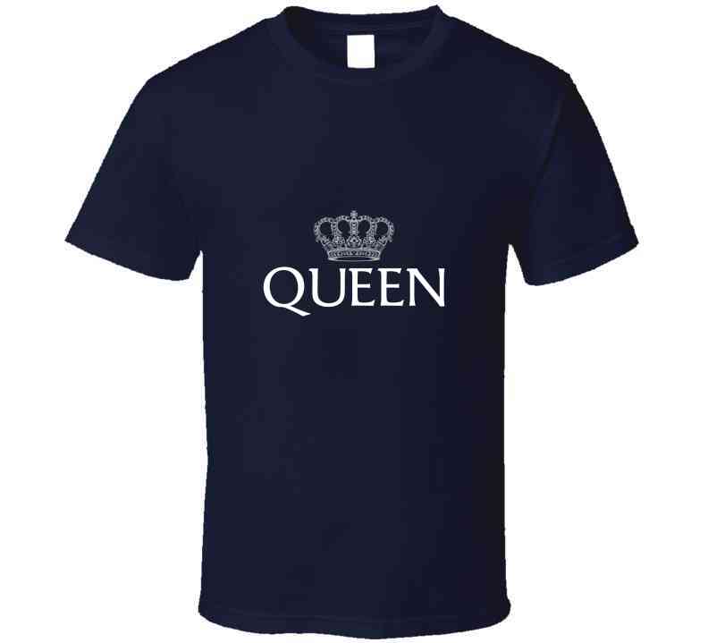 Crown Queen Navy Sweatshirt Crewneck Sweatshirt