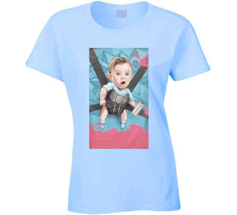 Hold On Baby Blue T Shirt