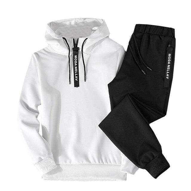 THC 2PC Hoodies Mens Fleece Liner Hooded Sweatshirts + Sweatpants/ Solid Warm 2 Piece Set