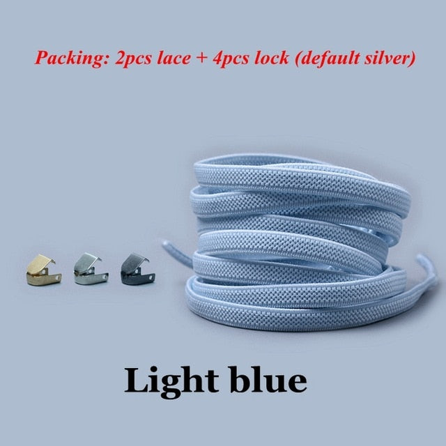 THC No tie Shoelaces / Flat Elastic Shoe Lace