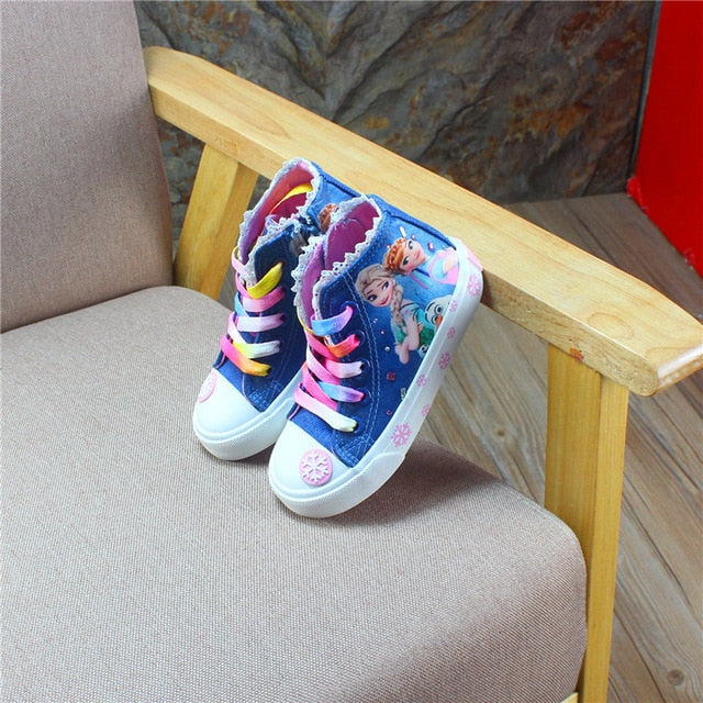 THEHIGHWAYCONNECTION / Elsa Anna Princess Canvas Children Kicks