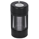 THCNJ 8XMagnification LED GLOWJAR / STASH  container with grinder