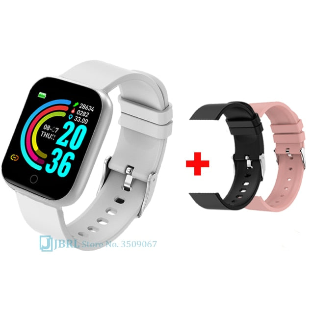 THCNJ 2021 Ladies Sport Bracelet Smart Watch Women Smartwatch Smartband Android IOS( Waterproof)