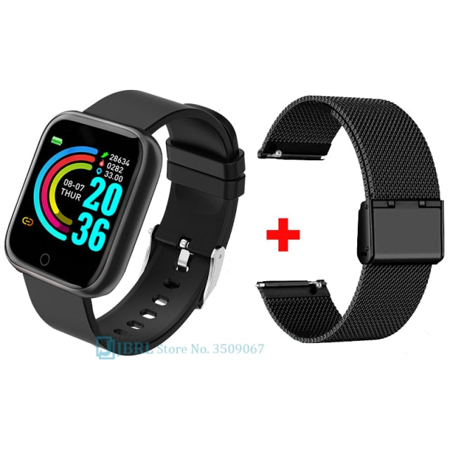 THCNJ 2021 Ladies Sport Bracelet Smart Watch Women Smartwatch Smartband Android IOS( Waterproof)