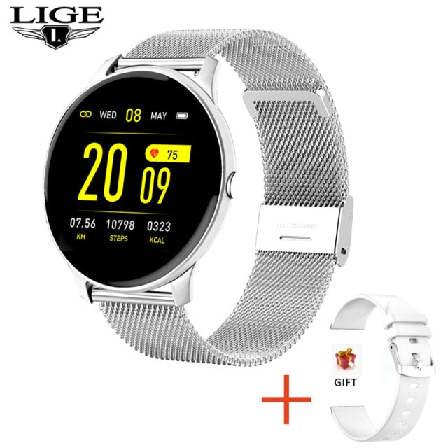 THCNJ / LIGE 2021 Fashion Smart Watch (Heart Rate Blood Pressure Multifunctional) WATERPROOF