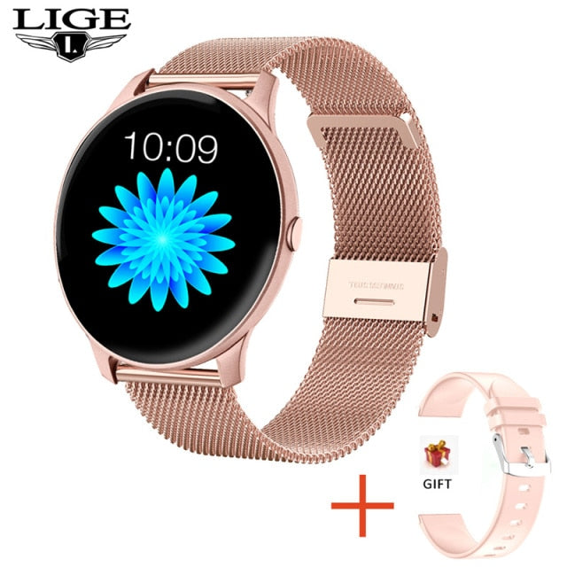 THCNJ / LIGE 2021 Fashion Smart Watch (Heart Rate Blood Pressure Multifunctional) WATERPROOF