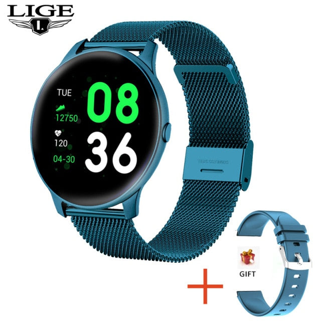 THCNJ / LIGE 2021 Fashion Smart Watch (Heart Rate Blood Pressure Multifunctional) WATERPROOF