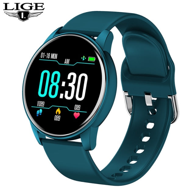 THCNJ / LIGE 2021 Fashion Smart Watch (Heart Rate Blood Pressure Multifunctional) WATERPROOF