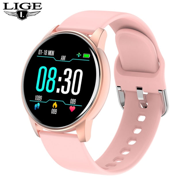 THCNJ / LIGE 2021 Fashion Smart Watch (Heart Rate Blood Pressure Multifunctional) WATERPROOF