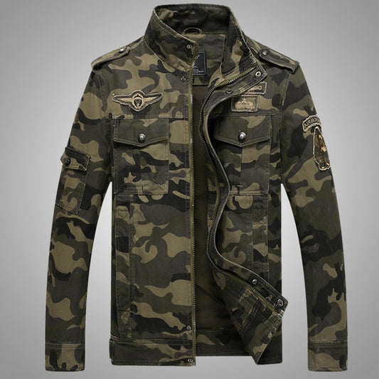 THC Army Military Jacket Men/ Fashion Bomber Jacket