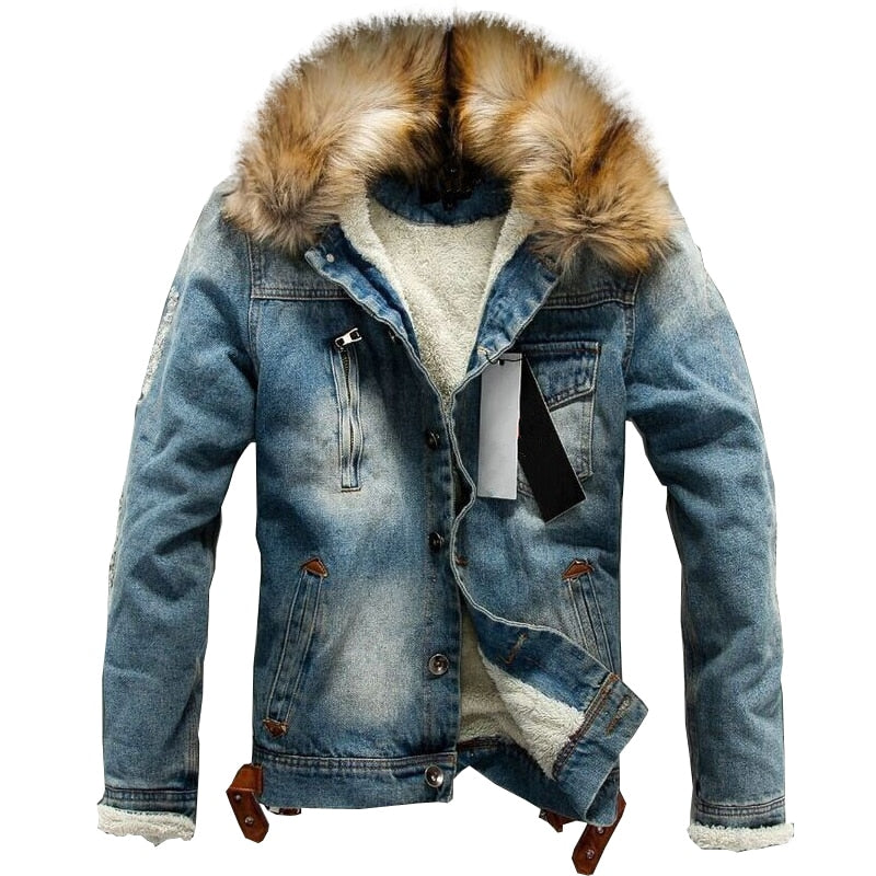 THC Men's Denim Thick Jacket