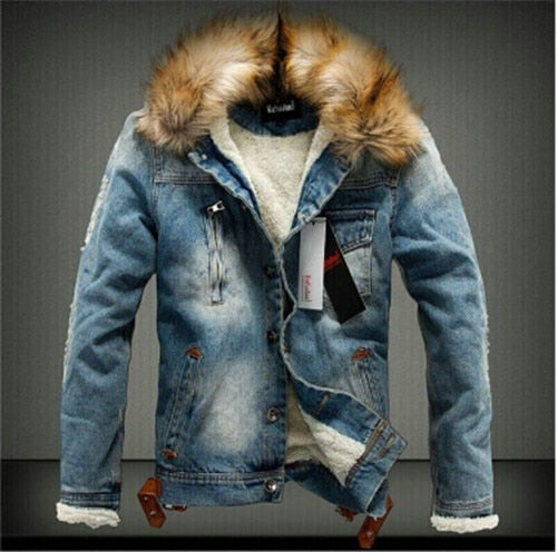 THC Men's Denim Thick Jacket